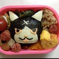 ゆみゆママ's cooksnap of when they made 妖怪ウォッチ＊フユニャンのキャラ弁.