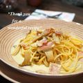 bobitin's cooksnap of when they made フライパンonly☆豆乳スープスパ★☆.
