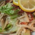 CoffeeCoco's cooksnap of when they made 桜海老＆レタスのアジアン焼きうどん.