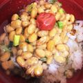 みーこちゃん。's cooksnap of when they made 便秘解消★納豆茶漬け　.