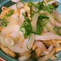 クック4SRKD0☆'s cooksnap of when they made 新玉ねぎと油揚げ生姜醤油味で簡単副菜.