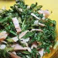 うさぎや炊事堂。's cooksnap of when they made ふきの葉とベーコンのイタリアンいため.