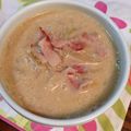 eriko918's cooksnap of when they made カリカリベーコンとかぶの豆乳スープ.