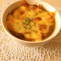 komugiko4's cooksnap of when they made 豆腐入り♪オニオングラタンスープ.