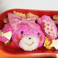 uutann66's cooksnap of when they made 幼稚園 キャラ弁*ぼんぼんりぼん.