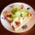 なおころピッコロ's cooksnap of when they made 桜えび×塩昆布　トマトの和トースト.
