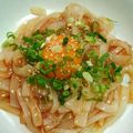 りょうりっこ☆'s cooksnap of when they made 月見シリーズ♡イカそうめんを食べよう♪.