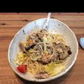 znooti's cooksnap of when they made アンチョビとキノコのクリームパスタ.