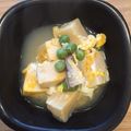りおツァン's cooksnap of when they made えんどう豆と高野豆腐の卵とじ.