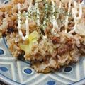 民明書房's cooksnap of when they made ハンバーグリメイク♪にくにくチャーハン.