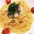 cookみぃ's cooksnap of when they made ツナと大根おろしと青じその冷製パスタ.