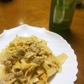 たいちまん's cooksnap of when they made タケノコと豚肉の甘辛味噌炒め.
