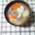 アタックひめちゃん's cooksnap of when they made 具沢山野菜みそ汁　すいとん入り.