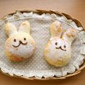 ＊taiyou＊'s cooksnap of when they made ♡うさぎ＆くまのチョコパン♡.