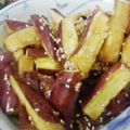 15分栄養ごはん's cooksnap of when they made くっつかない！大学芋☆.