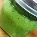 あやかんぱり's cooksnap of when they made 小松菜キウイバナナグリーンスムージー.