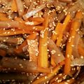 おけぴん's cooksnap of when they made こんにゃくのきんぴら.