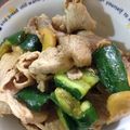 riohei's cooksnap of when they made 豚しゃぶと胡瓜の香味醤油漬け.