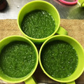 ゆっぴんきぃ's cooksnap of when they made 簡単 小松菜と葡萄のグリーンスムージー2.