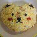 gakinko's cooksnap of when they made 簡単！猫ちゃんオムライス おにぎり.