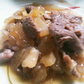 ringoochan's cooksnap of when they made 絶品！ 牛肉 ごぼう 玉ねぎの 煮物＊゜.