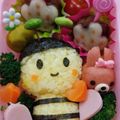 まゆごんだ's cooksnap of when they made ぶんぶん♪みつばちちゃん＊キャラ弁.
