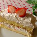 おらんでう～たん's cooksnap of when they made ❤シフォンロールケーキ❤ほわんほわ～ん✿.