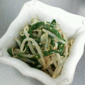 furumie's cooksnap of when they made もやしとにらのごまだれ和え♪.