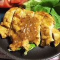 エテテ☆'s cooksnap of when they made 鶏胸肉のキウイ＆カレーソース焼き.