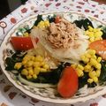 こてたす's cooksnap of when they made ゴマだれの海藻ツナマヨサラダうどん♪.