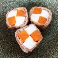 SAYAちゃんママ's cooksnap of when they made お弁当のおかず★にんじんとはんぺんの肉巻.
