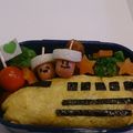ｕｋｉ3851's cooksnap of when they made キャラ弁新幹線ﾄﾞｸﾀｰｲｴﾛｰ!!.