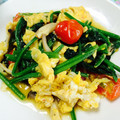 ジンベえちゃん's cooksnap of when they made ほうれん草と卵の彩り炒め.