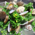 ニノ猫's cooksnap of when they made 菜の花とあさりの炒め物.