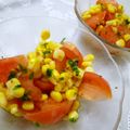あーもこ's cooksnap of when they made トマトとコーンのサラダ.