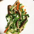 あゆらぶ★'s cooksnap of when they made 水菜と椎茸の煮浸し.