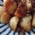 twokasa's cooksnap of when they made mひき肉と新じゃがの肉じゃが風.