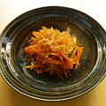 55tenko's cooksnap of when they made ニンジンのガーリック胡麻和え.