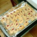 HYノム子's cooksnap of when they made 桜あんを使って♡しっとり桜クッキー.