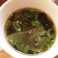 ムーミン谷のmee's cooksnap of when they made 生姜でポカポカ✿レタスと海苔のスープ.
