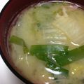 ムーヒツジ's cooksnap of when they made あまりものお味噌汁的な。.