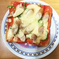 満腹もも's cooksnap of when they made 簡単!! ピザトースト.
