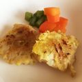 クックP4USVS☆'s cooksnap of when they made 卵・油を使わない☆離乳食ハンバーグ♪.