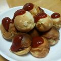キャラメグ♪'s cooksnap of when they made ♡簡単！たこ焼き器deアメリカンドック♡.