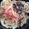 H♡S's cooksnap of when they made 至極のごま油うどん.