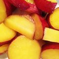 denkororin's cooksnap of when they made サツマイモの塩ハチミツ煮.