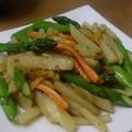松潤だいすき's cooksnap of when they made アスパラとじゃがいものガリバタ炒め.