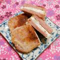 シャンプーハット's cooksnap of when they made ＳＰＡＭとポテトサラダのフライ♪.