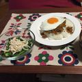 クックTW5M0E☆'s cooksnap of when they made ガパオ（タイ風　鶏ひき肉炒めご飯）.