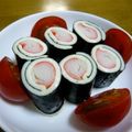 ゆいランラン's cooksnap of when they made お弁当に♪チーズカニカマののり巻き♪♪.